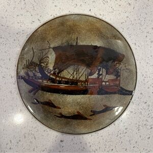 Kepameikoe AOHNAl Greek
Ceramic Glazed Greek
Sailing Ship 1938
Handpainted